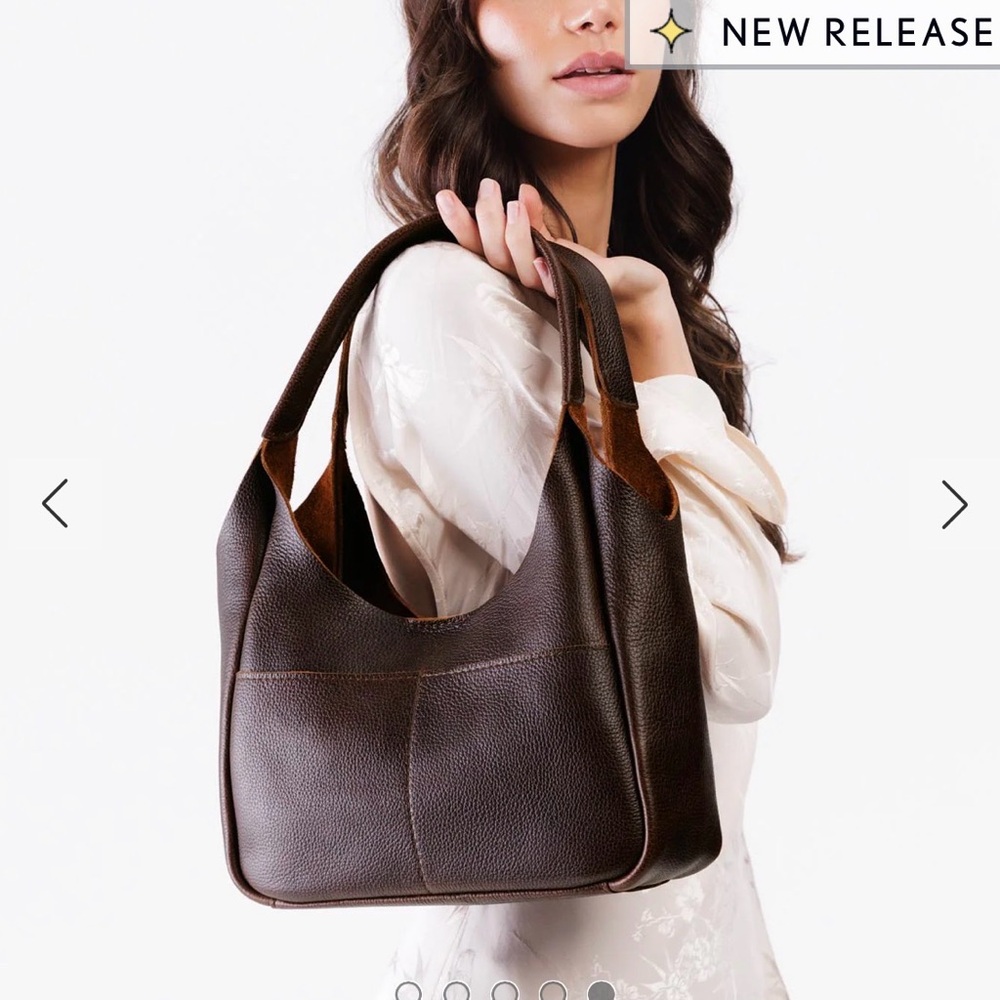 Portland Leather Dark Brown Shoulder Bag